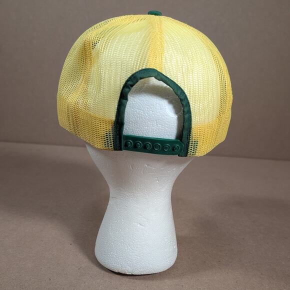 Vtg 70s John Deere Louisville Mfg Mesh Snapback Trucker Hat  Vintage John Deere Trucker Hat Mesh Snapback Louisville Mfg USA Farm Cap 70s 80s